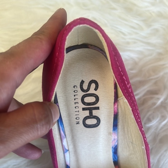 Soho Collection Women’s Classic Heels Hot Pink Pump Size EU 38 - Picture 8 of 15